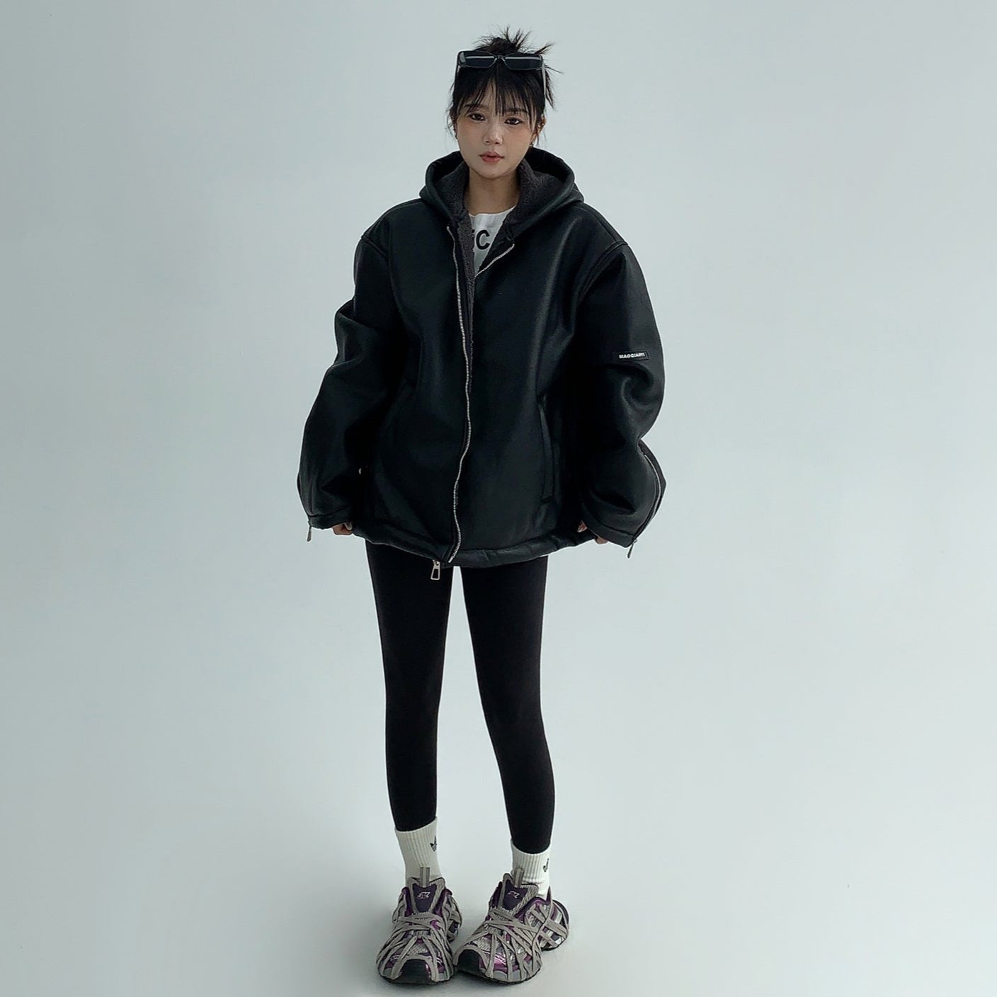 [外套] 秋冬潮款PU加厚保暖外套 [FC系列]