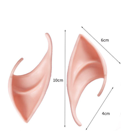 【ハロウィン】エルフ耳 コスプレ 小道具 天使風 つけ耳 ハロウィン 仮装 舞会 パーティー 玩具