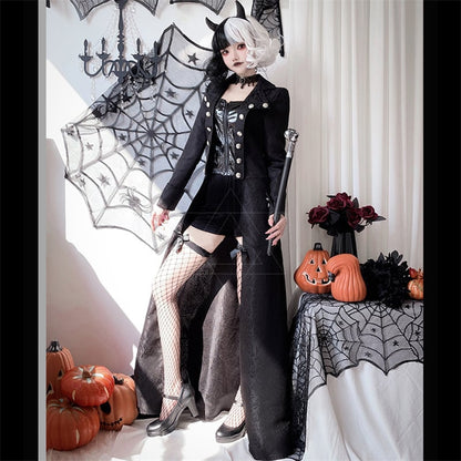 【ハロウィン】大人用コスプレ・ブラックウィッチ・海賊・ヴィンテージスチームパンク・ゴシック・中世風舞台衣装