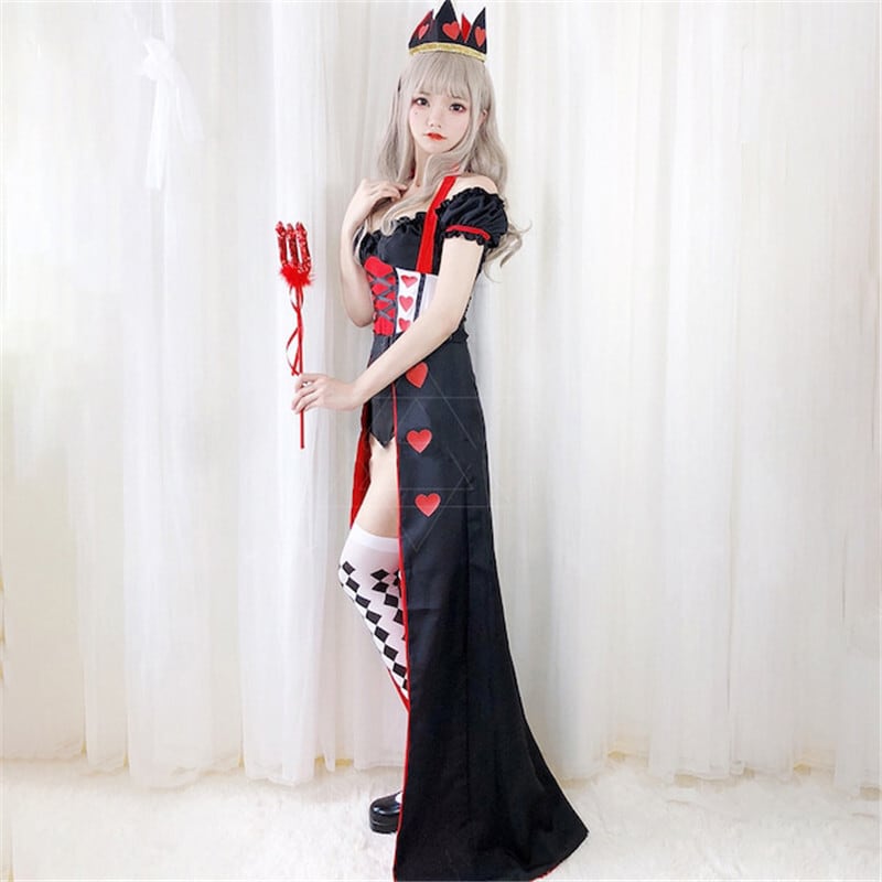 【ハロウィン】コスプレ ポーカークイーン セクシー カジノ ジョーカー 魔女 仮装 舞踏会 レディース