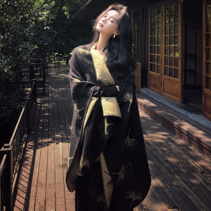 【グッズ】ニューチャイナ 春 秋 冬 保温 ケープ ストール マフラー【AHシリーズ】