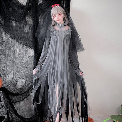 【ハロウィン】魔女 コスプレ 花嫁 ヴァンパイア パーティー 仮装 学園祭 文化祭 ワンピース 演出衣装