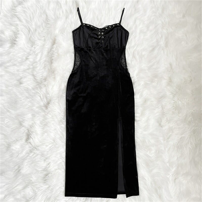 【ハロウィン】衣装 レディース ゴシック ダーク ロングドレス 魔女 吸血鬼 花嫁 コスチューム