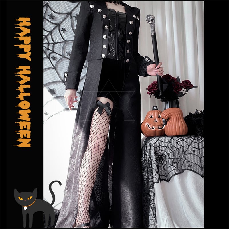 【ハロウィン】大人用コスプレ・ブラックウィッチ・海賊・ヴィンテージスチームパンク・ゴシック・中世風舞台衣装