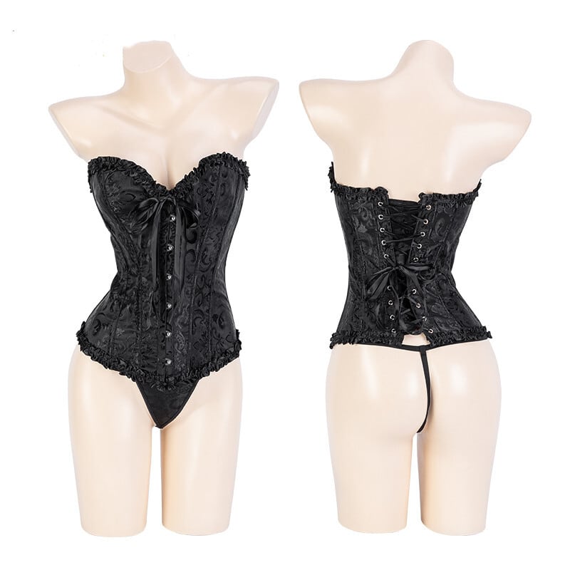 ハロウィン】コルセット ダークエンジェル チューブトップ ベスト