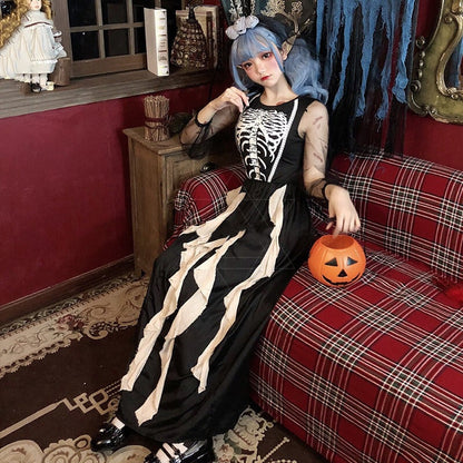 【ハロウィン】コスプレ  魔女 パーティ ダークデビル ゴーストブライド ブラック ヴァンパイア レディース