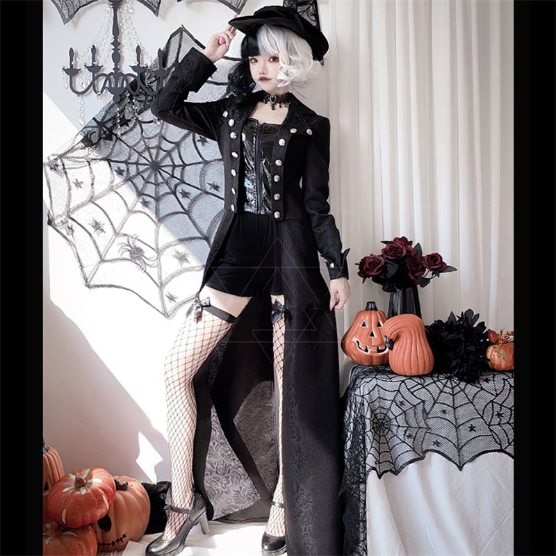 【ハロウィン】大人用コスプレ・ブラックウィッチ・海賊・ヴィンテージスチームパンク・ゴシック・中世風舞台衣装
