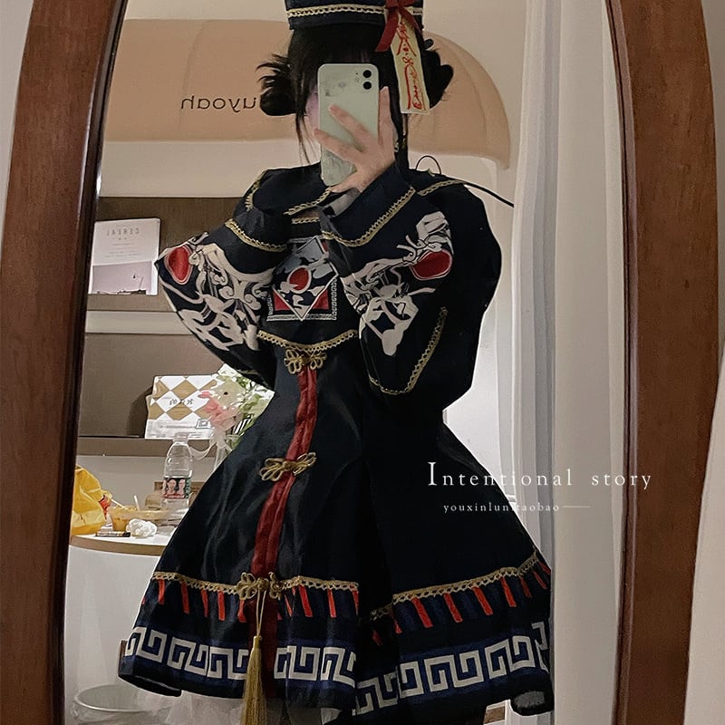 【ハロウィン】二次元 可愛い ゾンビ ロリータ メイド服 ワンピース cosplay ゲーム アニメ衣装