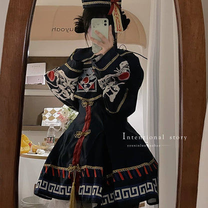 【ハロウィン】二次元 可愛い ゾンビ ロリータ メイド服 ワンピース cosplay ゲーム アニメ衣装