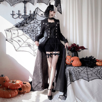 【ハロウィン】大人用コスプレ・ブラックウィッチ・海賊・ヴィンテージスチームパンク・ゴシック・中世風舞台衣装
