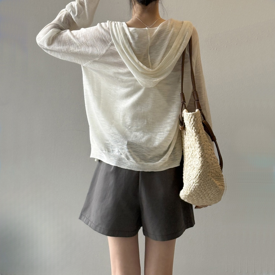 [外套] 夏季防曬連帽針織外套 [SN系列] 