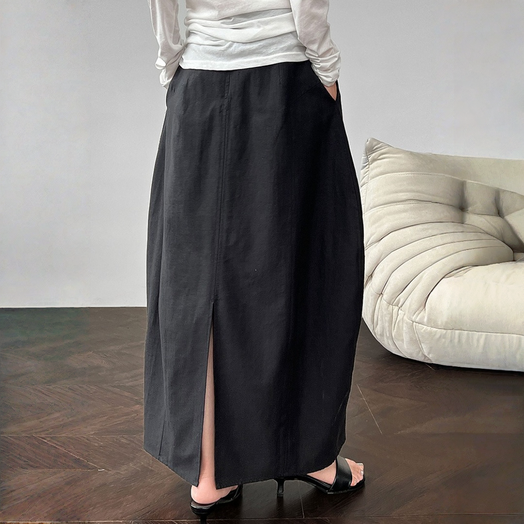 【ボトムス】夏 無地 エレガント バルーンスカート 【SNシリーズ】