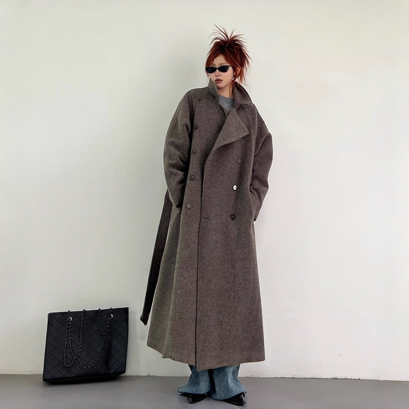 【アウター】高級感 気質よい スタンドネック 合わせやすい 秋冬 コート【FCシリーズ】