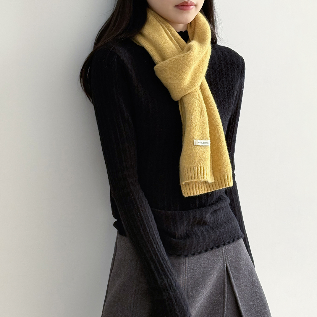 5カラー【トップス】シンプル無地 ハーフハイネック レースニット レディース 秋冬 ふんわり柔らか すっきりシルエット インナー【JZシリーズ】