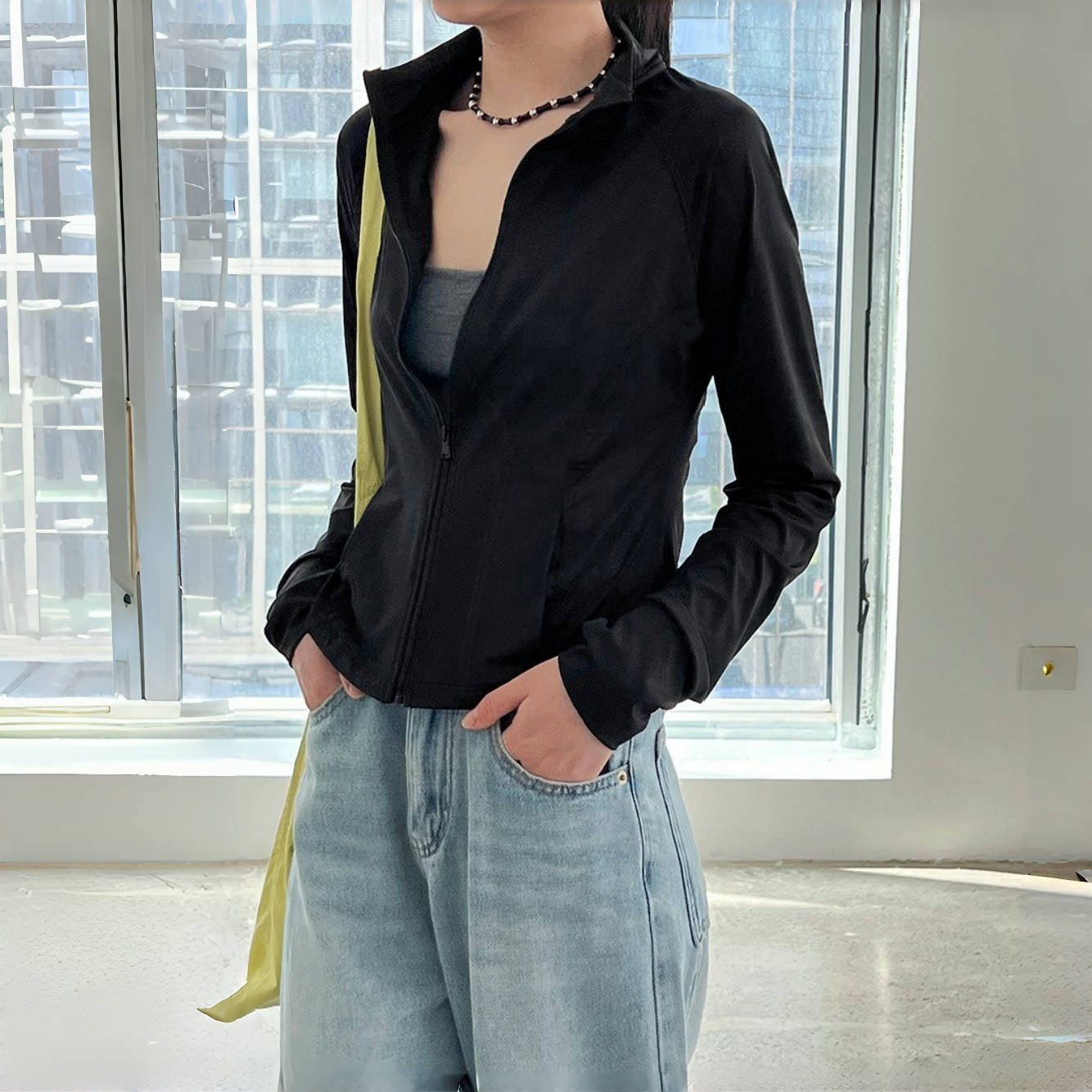 【アウター】夏 日焼け止め UPF50+ ウエストマーク ジャケット 【SNシリーズ】