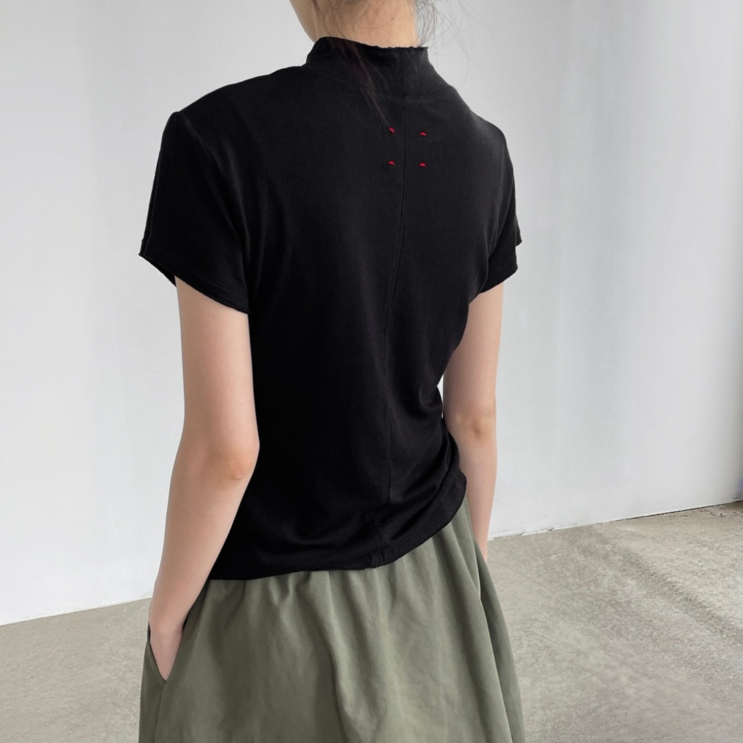 【ワンピース】無地 細見え 切りっぱなし 細見え インナー Ｔシャツ 【JZシリーズ】