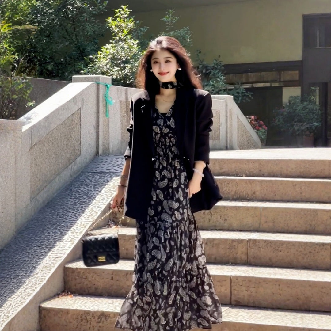 【ワンピース】ウエストマーク 春 秋 冬 細見え 長袖 ワンピース 【SHシリーズ】