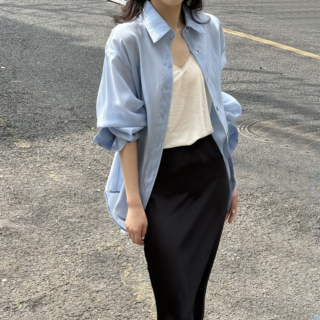 【トップス】夏 日焼け止め ルーズ シャツ 【SNシリーズ】