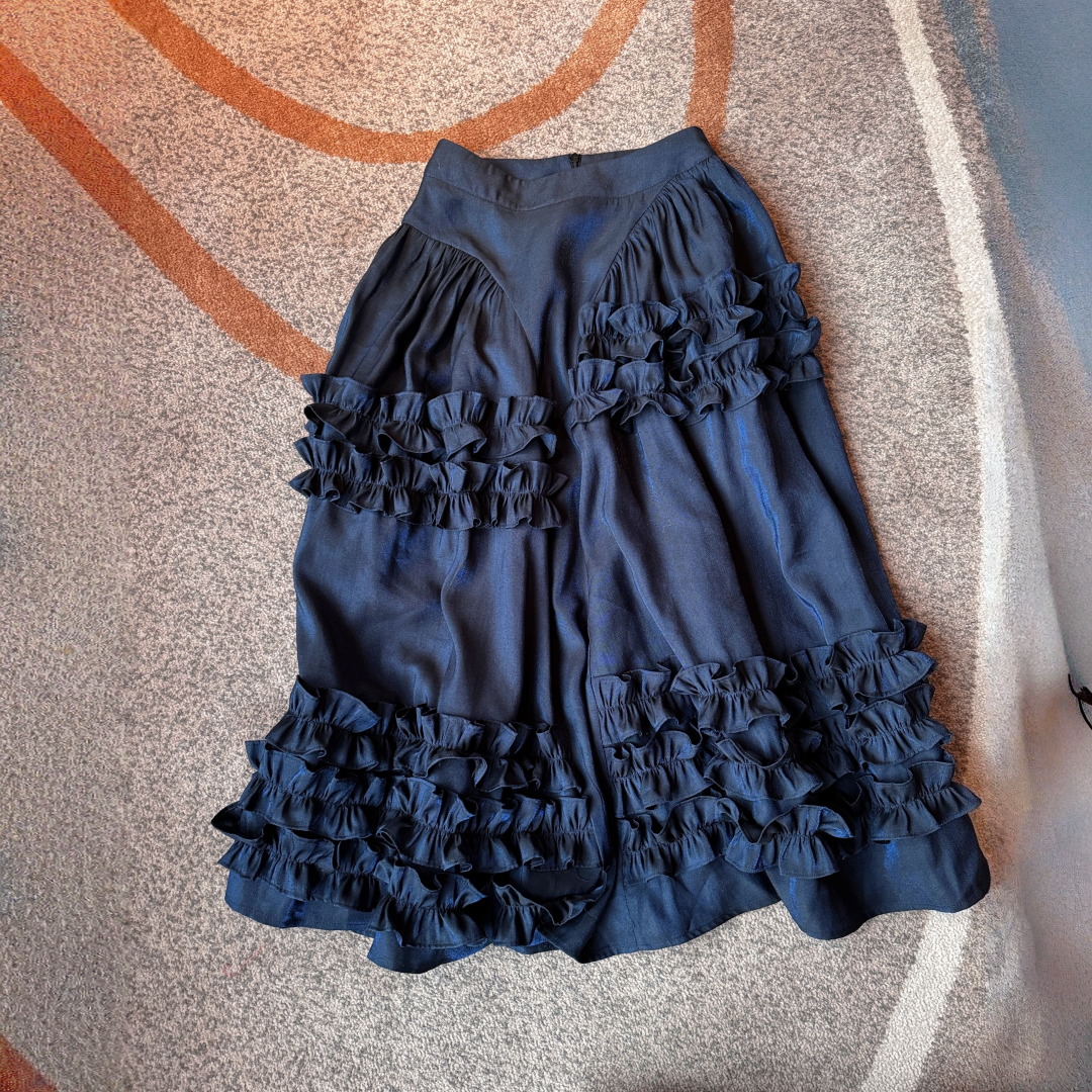 【ボトムス】春 秋 冬 ハイウエスト 層次 レース ケーキスカート 【JZシリーズ】