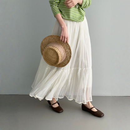 【ボトムス】ふんわり やわらかい フェアリー風スカート 【JZシリーズ】