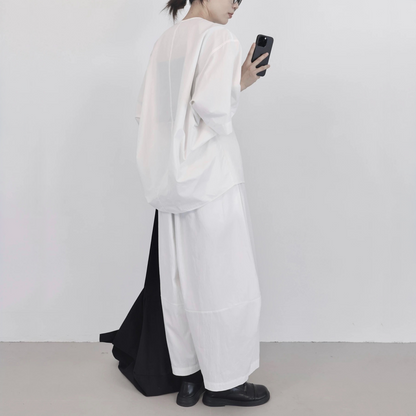 【ボトムス】夏 バルーンパンツ  ゆったりシルエット 	カジュアルパンツ 【AHシリーズ】