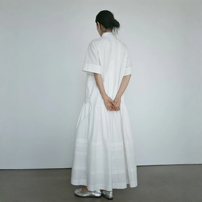 【ワンピース】シンプル 日系・上品 細見え 半袖 ワンピース 【JZシリーズ】