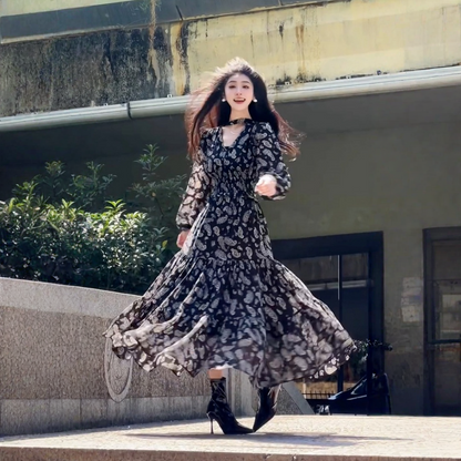 【ワンピース】ウエストマーク 春 秋 冬 細見え 長袖 ワンピース 【SHシリーズ】