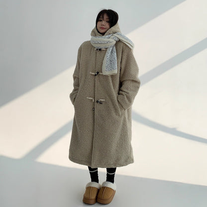 【アウター】春 秋 冬 ヘビーウェイト ツイード フード付き コート 【FCシリーズ】