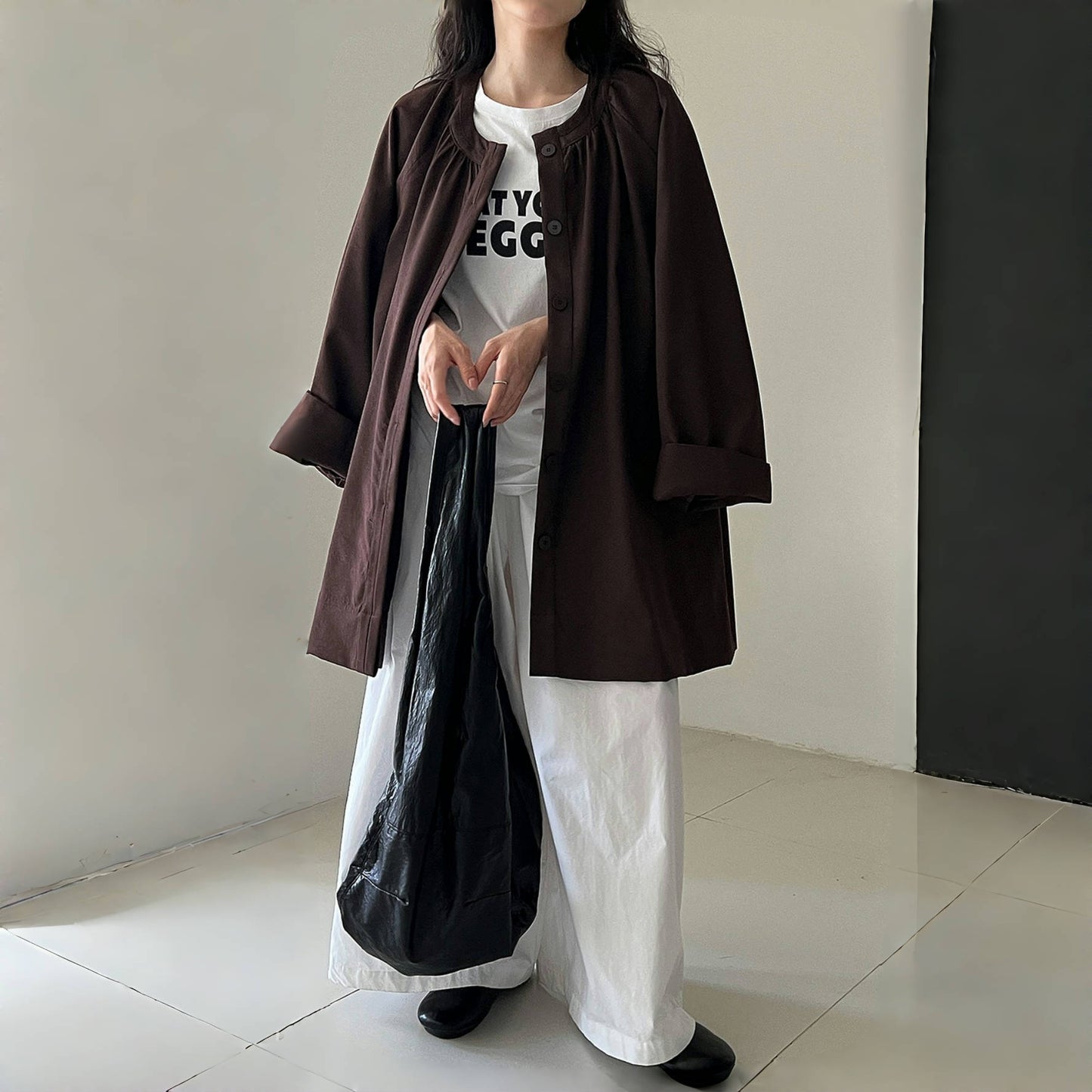 【アウター】春 秋 オーバーシルエット クラシック トレンチ コート 【JZシリーズ】