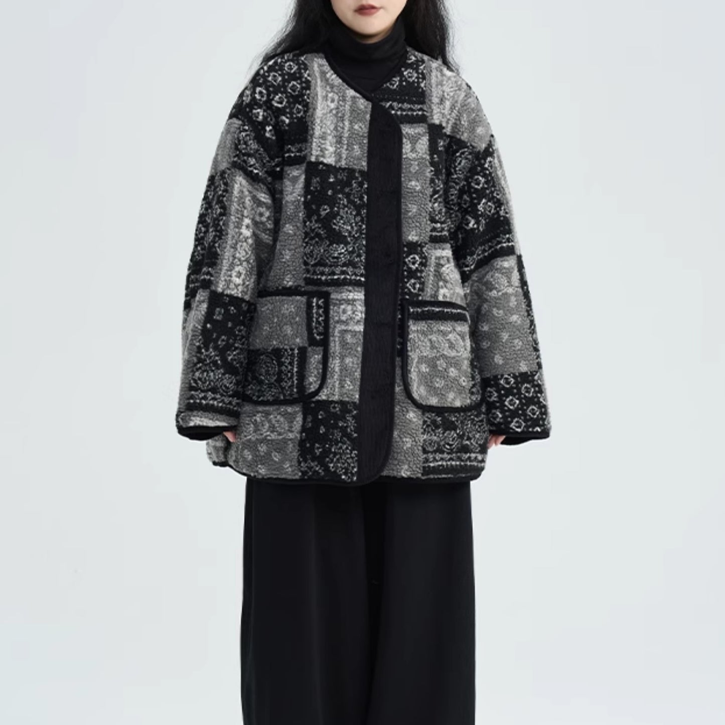 【24AW】【10～15日内発送】【アウター】Basic日常簡約 高品質 新作 合わせやすい 綿入れコート【AHシリーズ】