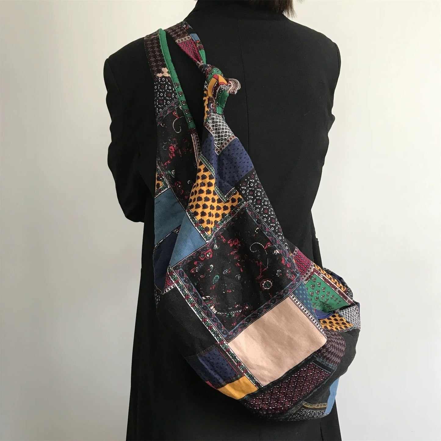 【バッグ】春 秋 夏 カラフル チェック柄 多機能 ショルダーバッグ【SHシリーズ】