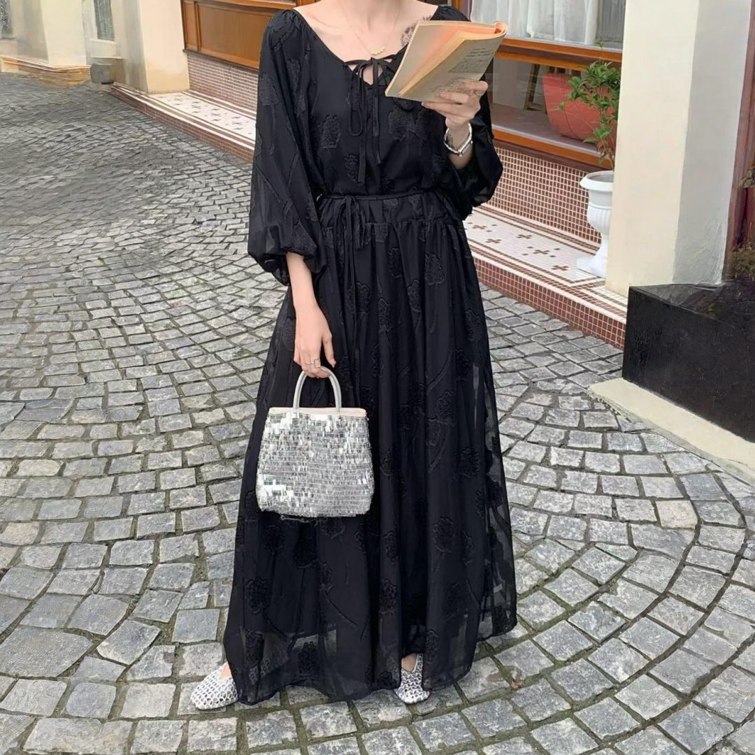 期間限定⭐️60%OFF【ワンピース】2WAY仕様 テクスチャー感 ロングワンピース 【SHシリーズ】
