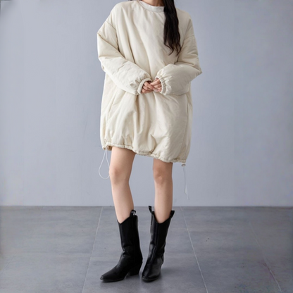 【アウター】春 秋 冬 ドローストリング ポケット 綿入れ ジャケット 【JZシリーズ】