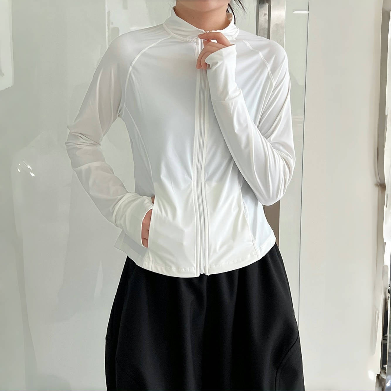 【アウター】夏 日焼け止め UPF50+ ウエストマーク ジャケット 【SNシリーズ】