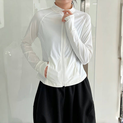 【アウター】夏 日焼け止め UPF50+ ウエストマーク ジャケット 【SNシリーズ】