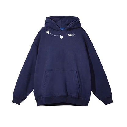 6カラー【トップス】😻猫プリント 子猫 フード付き スウェット ユニセックス 冬 裏起毛 パーカー【FCシリーズ】