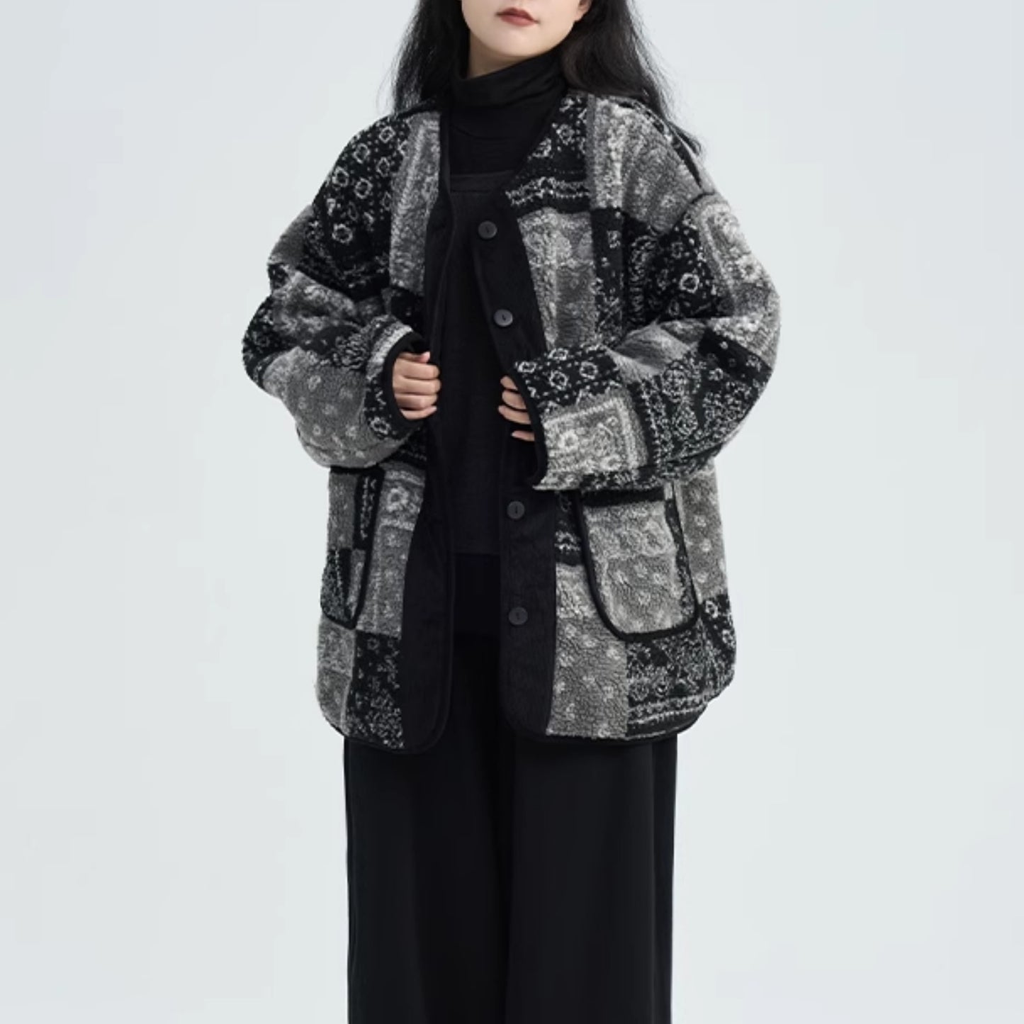 【24AW】【10～15日内発送】【アウター】Basic日常簡約 高品質 新作 合わせやすい 綿入れコート【AHシリーズ】