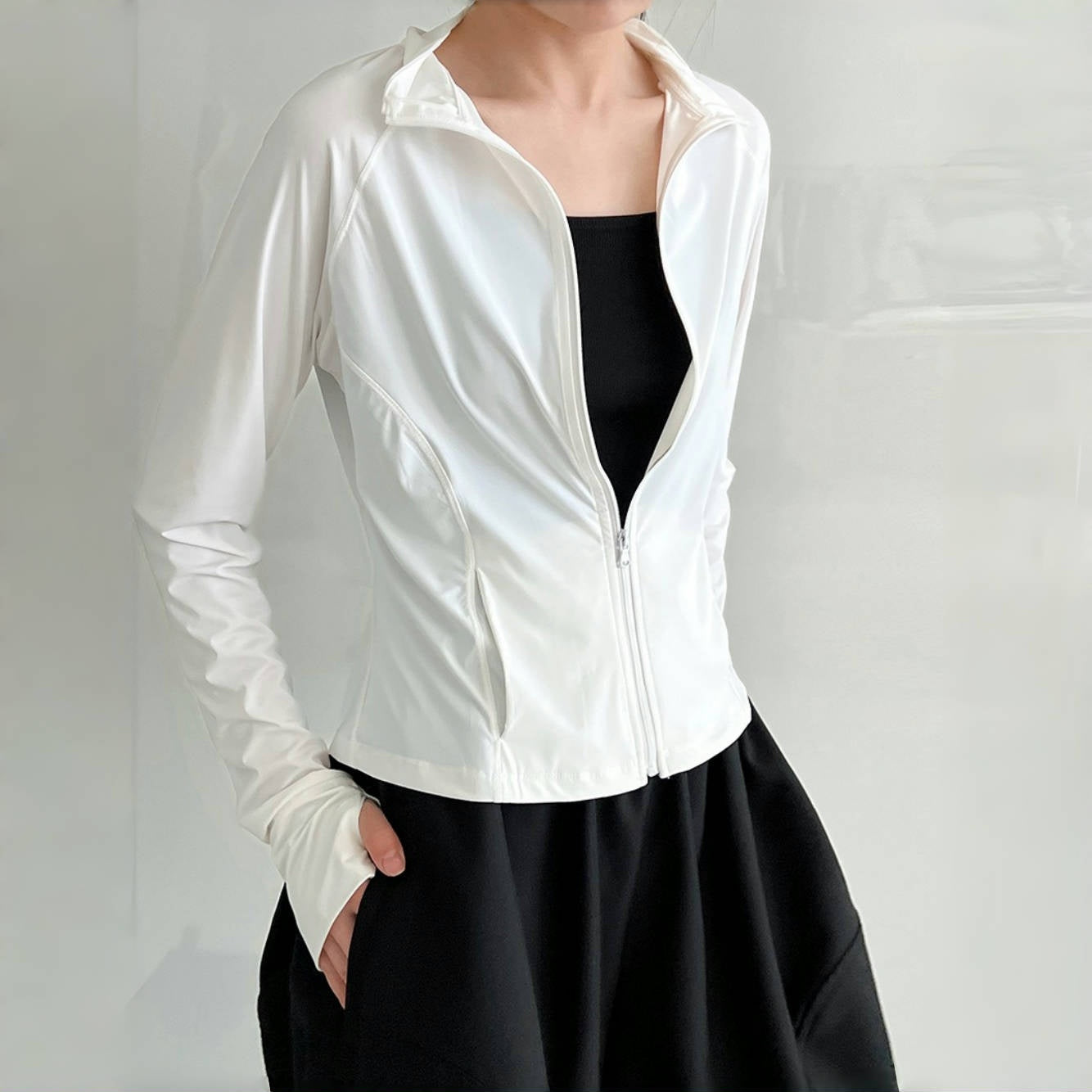 【アウター】夏 日焼け止め UPF50+ ウエストマーク ジャケット 【SNシリーズ】