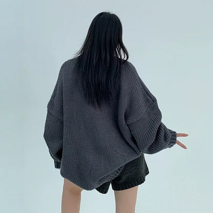 【トップス】春 秋 冬 レトロ ニット ラウンドネック セーター【FCシリーズ】