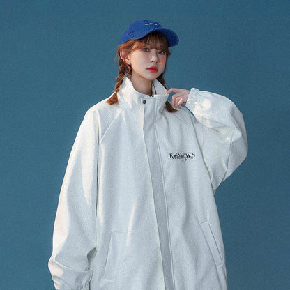 【アウター】ブラック レザー風 大きいサイズ対応 高級感 男女兼用 スタジャン風 PU ジャケット レディース 2026春秋新作 【FCシリーズ】