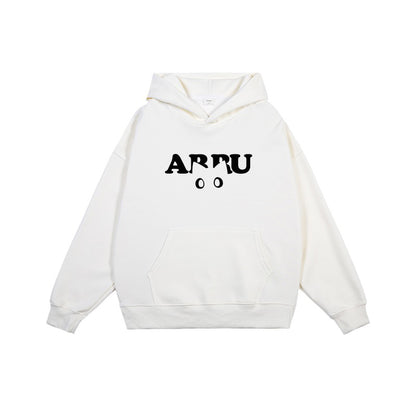 全7色【トップス】👀猫プリント キャットアイ パーカー 秋冬 ユニセックス ペア着用OK ストリート【FCシリーズ】