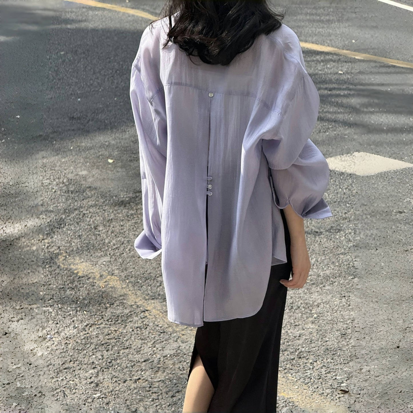 【トップス】夏 日焼け止め ルーズ シャツ 【SNシリーズ】