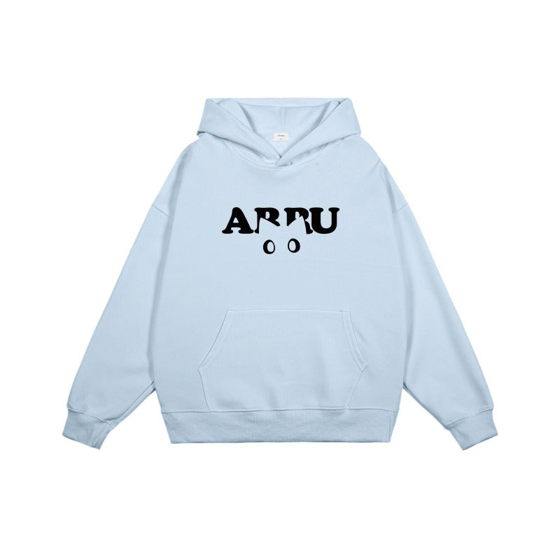 全7色【トップス】👀猫プリント キャットアイ パーカー 秋冬 ユニセックス ペア着用OK ストリート【FCシリーズ】