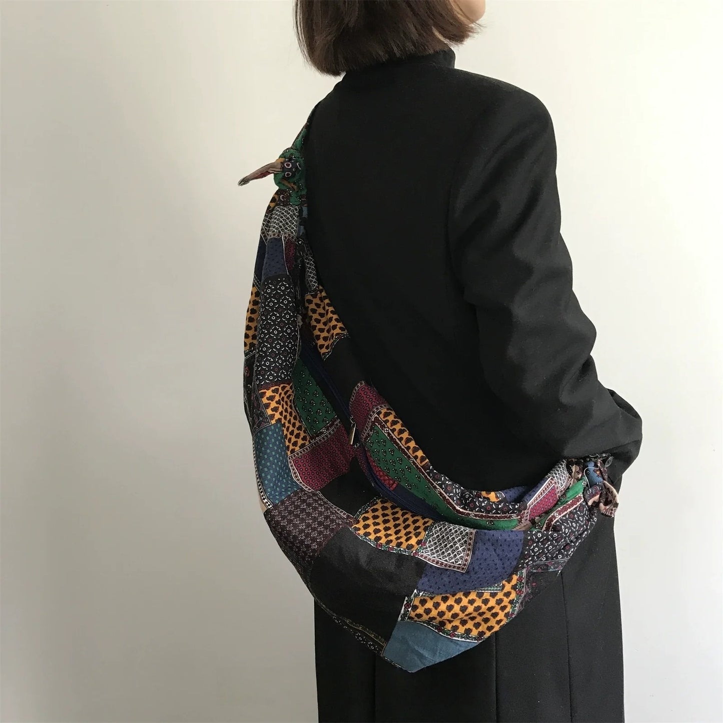 【バッグ】春 秋 夏 カラフル チェック柄 多機能 ショルダーバッグ【SHシリーズ】