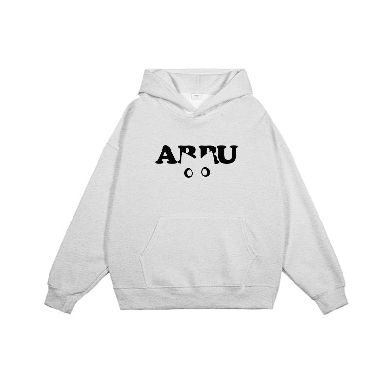 全7色【トップス】👀猫プリント キャットアイ パーカー 秋冬 ユニセックス ペア着用OK ストリート【FCシリーズ】