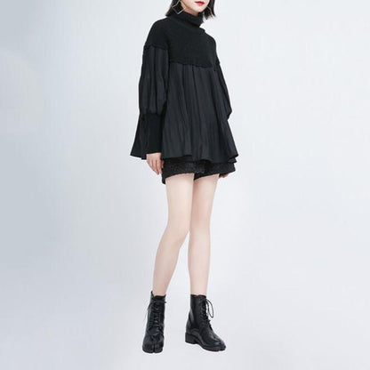 【24AW】【15～20日内発送】【トップス】シャーリング 切り替えし 人気 パフスリーブ シャツ【AHシリーズ】