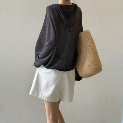 [外套] 夏季防曬連帽針織外套 [SN系列] 