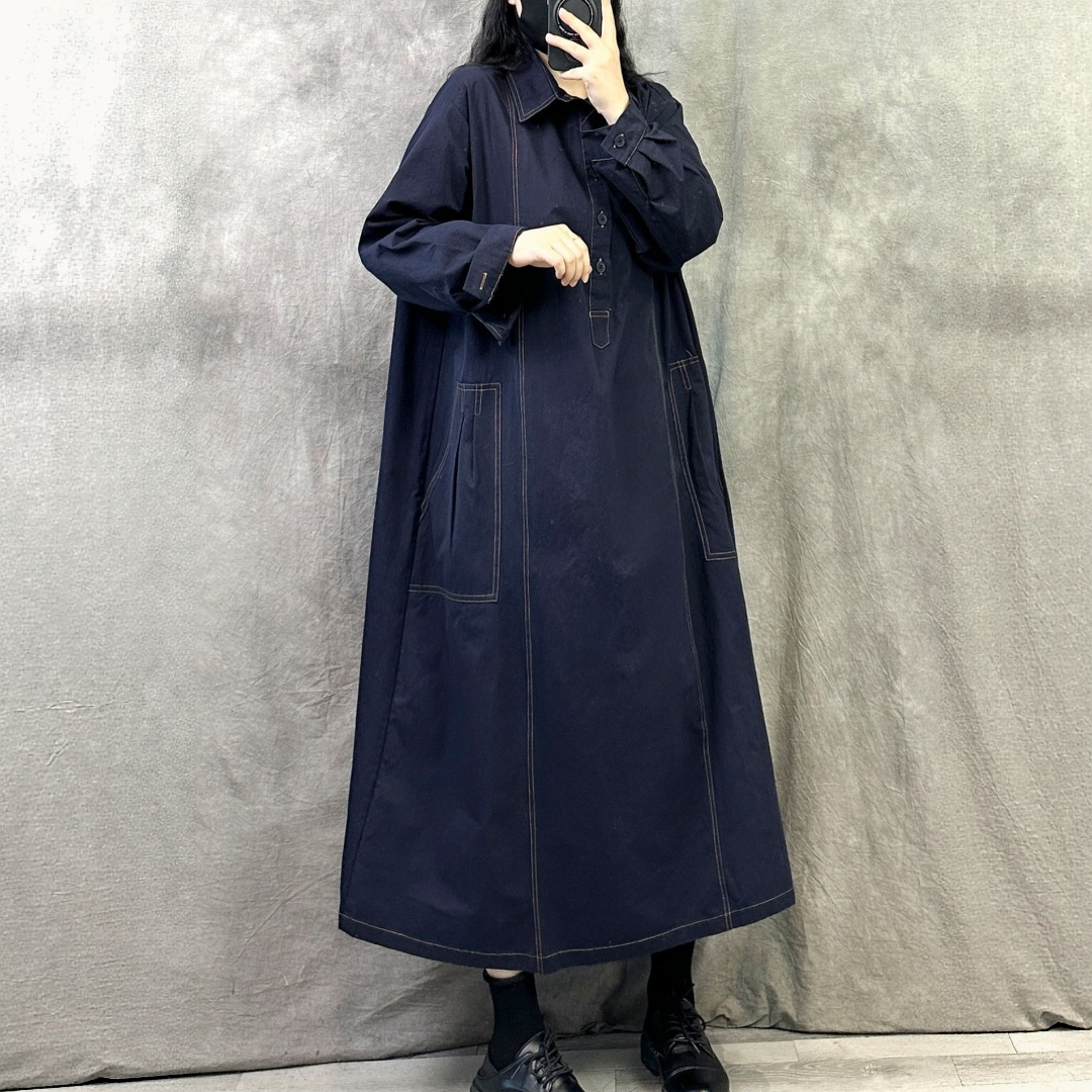 【ワンピース】上品な雰囲気 長袖 大きいサイズ ワンピース  【JZシリーズ】