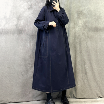 【ワンピース】上品な雰囲気 長袖 大きいサイズ ワンピース  【JZシリーズ】