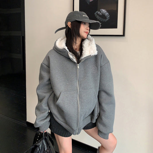 【アウター】🧸 重厚あったか裏ボア フード付き中綿ジャケット レディース 冬新作 綿入れコート【FCシリーズ】